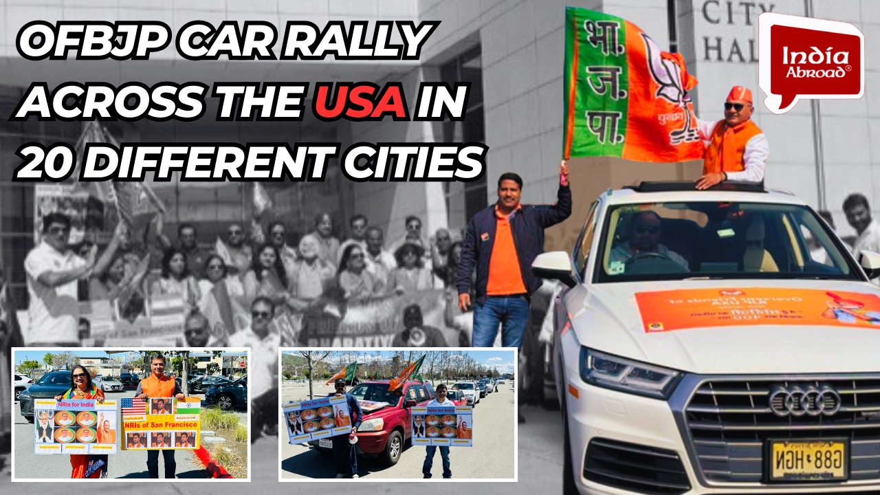 OFBJP CAR RALLY across the USA in 20 different cities